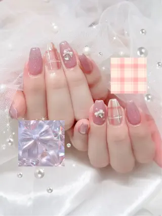 ネイル ✩.*🎀 aoi🎀のネイルデザイン