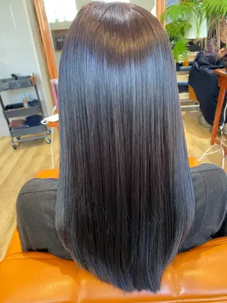 ロング カラー パーマ 髪質改善/美髪のプ口 中島みきのヘアスタイル