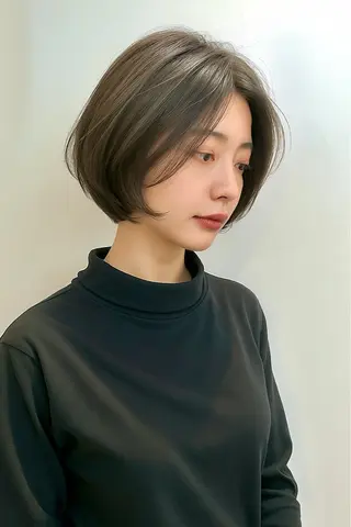 ショート KEITO/髪質改善 ／白髪ぼかしカラーのヘアスタイル