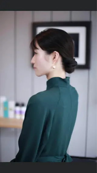 ミディアム ヘアアレンジ 大西 カズマのヘアスタイル