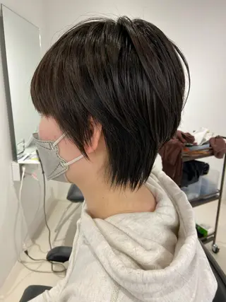ショート 髪質改善カラー✨質感 ショート✨石山航のヘアスタイル