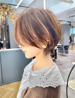 ショート 似合わせショート 森岡俊亮のヘアスタイル