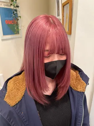 セミロング カラー 大人メンズパーマ /石川瑠青のヘアスタイル