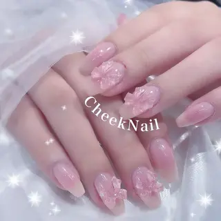 ネイル ️🫧もこ 艶感ネイル🫧のネイルデザイン