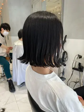 ミディアム オリーブ カラー✨有坂映哉のヘアスタイル