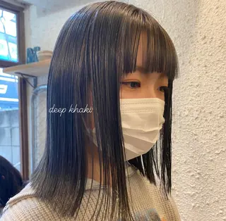 ミディアム カラー ヘアアレンジ 押切 響 のヘアスタイル
