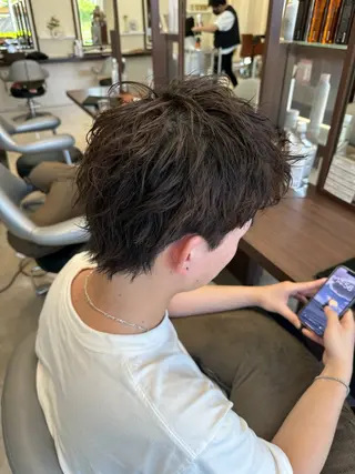 ショート カラー パーマ メンズ 毎月230人担当/ メンズヘア/清和武虎のヘアスタイル