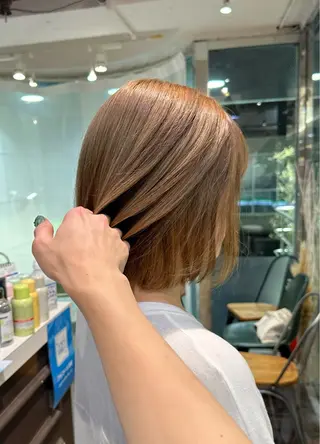ミディアム カラー お洒落カジュアル🍃 まなとのヘアスタイル