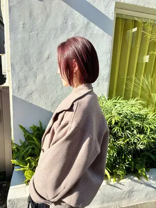 ショート カラー ショートボブ髪質改善 縮毛矯正のプロ山道潤のヘアスタイル