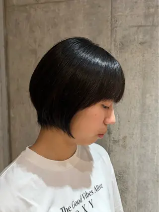 ショート 🌊インナーカラー 🐬櫻井海星のヘアスタイル