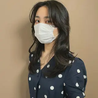 ロング 韓国レイヤー suzuのヘアスタイル