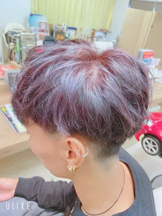 カラー メンズ コバヤシ ユウスケのヘアスタイル