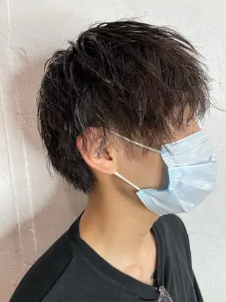 ショート パーマ 小村 敏司のヘアスタイル