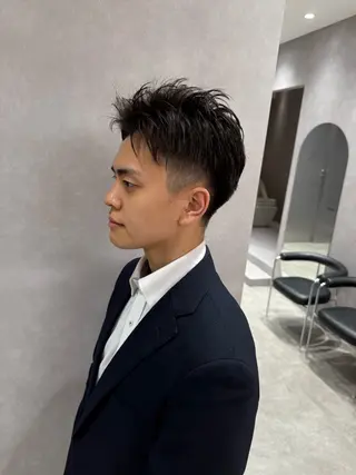 メンズ 森本 シェビーのヘアスタイル