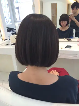 ショート ミディアム カラー 内藤 達也のヘアスタイル