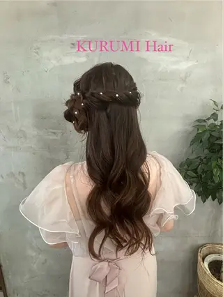 ヘアアレンジ ✨透明感艶カラー ✨💍Yuri💍のヘアスタイル