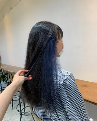 ロング カラー ヘアアレンジ 山口 樹里のヘアスタイル