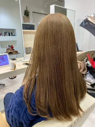 ロング カラー momo/エクステ /透明感カラー🎀のヘアスタイル