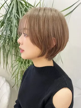 ショート カラー Aster 店長 れおん✂️のヘアスタイル