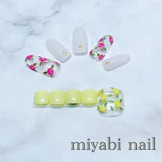 ネイル miyabi nail 桂川駅近くのネイルデザイン