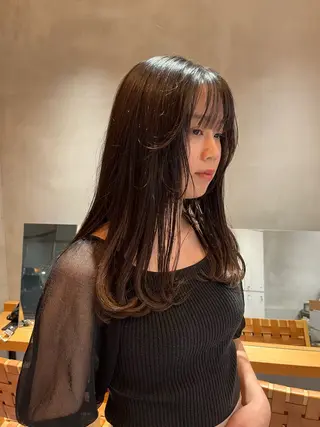 ミディアム カラー ボブ&顔まわりレ イヤー♡TOMOE♡のヘアスタイル