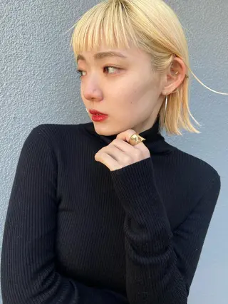 ショート カラー 松尾太樹 【pia】福岡美容室のヘアスタイル