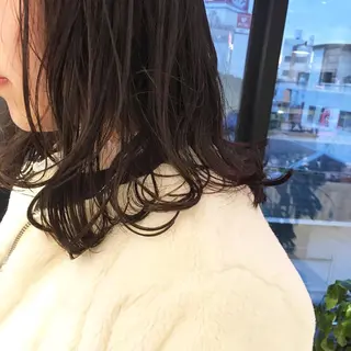 ミディアム ボブ/暖色/デザイン KOYUKI⛄️のヘアスタイル