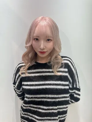 ミディアム 顔周りレイヤー/新宿 /モテ艶カラー/航介のヘアスタイル