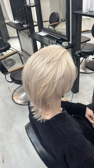 ロング カラー ハイトーン髪質改善 🫧大阪/kanonのヘアスタイル