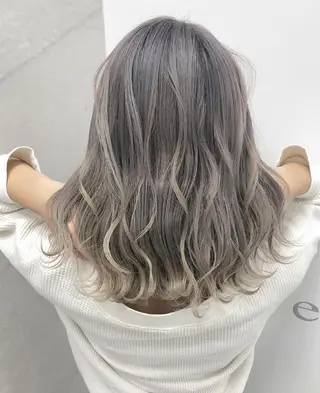 セミロング カラー &グループ代表取締役 KOHEIのヘアスタイル