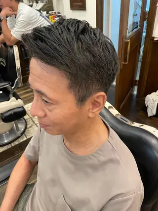 ショート メンズ 染谷 翔のヘアスタイル