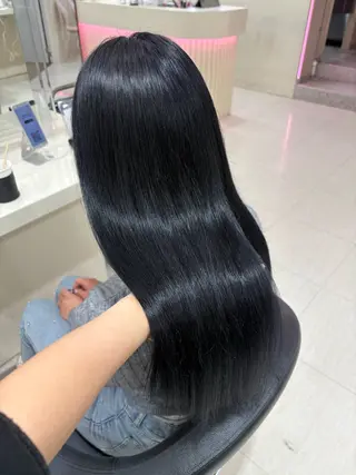セミロング カラー ヘアアレンジ 💟RINNA 艶カラー💟のヘアスタイル