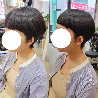 ショート 野村 果音(カノン)のヘアスタイル