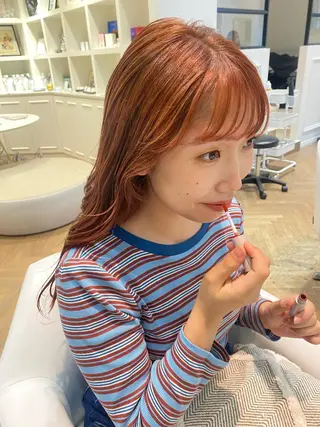 ロング カラー 増井 彩乃のヘアスタイル