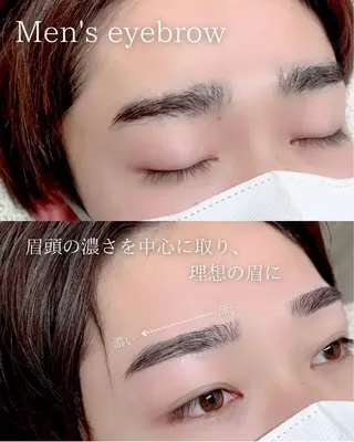 メンズ アイブロウ satsuki 博多/アイブロウのマツエク・マツパデザイン