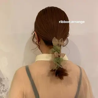 ミディアム ヘアアレンジ 暖色カラー/レイヤー 🌙 オノユリカのヘアスタイル