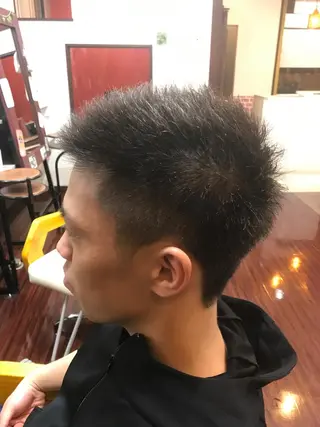 ショート メンズ WEST✂︎AKI HIRO✂︎大和高田のヘアスタイル
