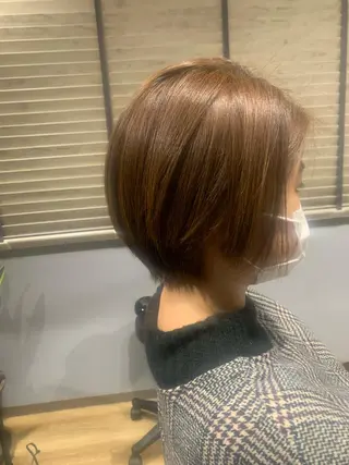 ショート カラー 髪質改善 LIME 長野駅のヘアスタイル