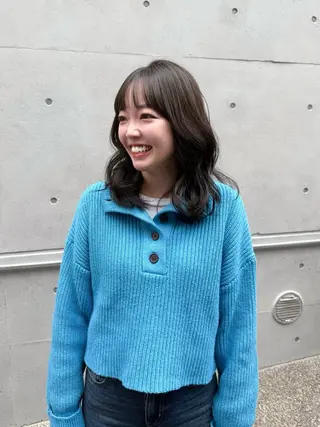 ミディアム カラー 幣 あや乃 /レイヤーカットのヘアスタイル