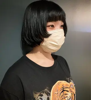 ショート カラー スキバサミを使わない カット🌼唯🌼のヘアスタイル