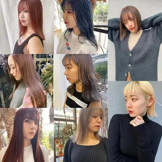 セミロング カラー 松尾太樹 【pia】福岡美容室のヘアスタイル