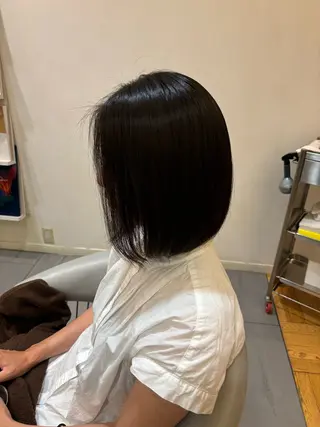 ミディアム ショート・ボブ✨南 津麦のヘアスタイル