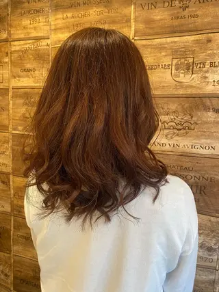 ミディアム カラー な つのヘアスタイル