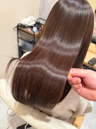 ロング カラー 髪質改善 艶髪🔵ﾌｾﾅｵﾔのヘアスタイル