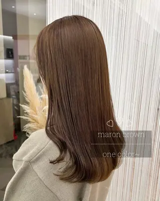 セミロング カラー ParveMix┊ 太田 千尋🎀🪽のヘアスタイル