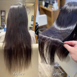 ロング ♦️髪質改善縮毛矯正 美髪💍谷口克也♦️のヘアスタイル