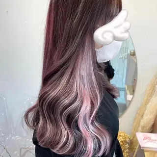 ロング うる艶カラー×韓国 ヘア/Yumi🎀のヘアスタイル