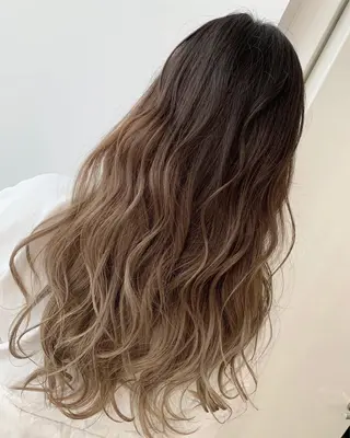 ロング カラー 無料カットモデル募集 スタイリスト石井大夢のヘアスタイル