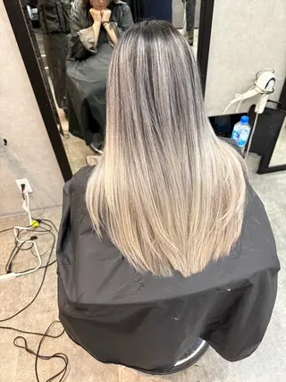 ロング カラー 田中 聖也のヘアスタイル