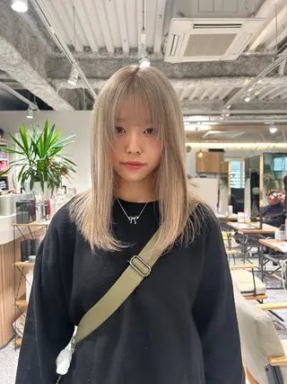 セミロング hair&eye🎀 /momoKaのヘアスタイル